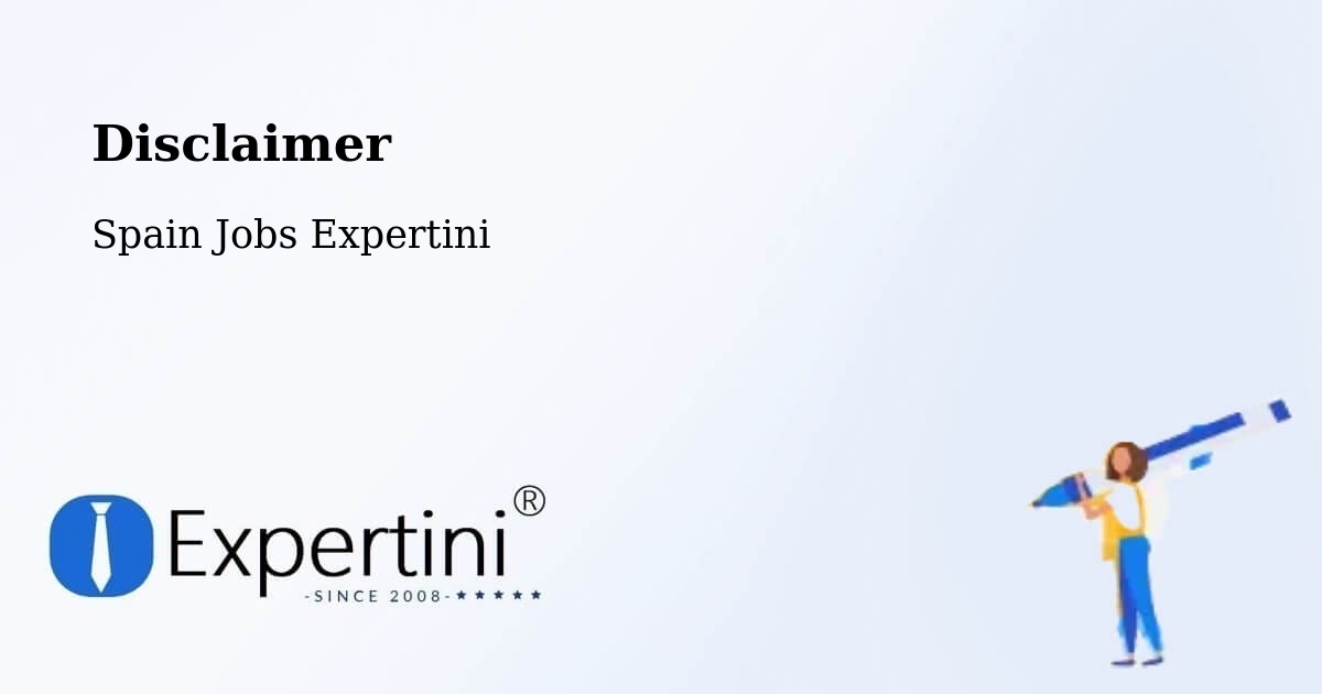 Disclaimer – Vendrell - Spain Jobs Expertini